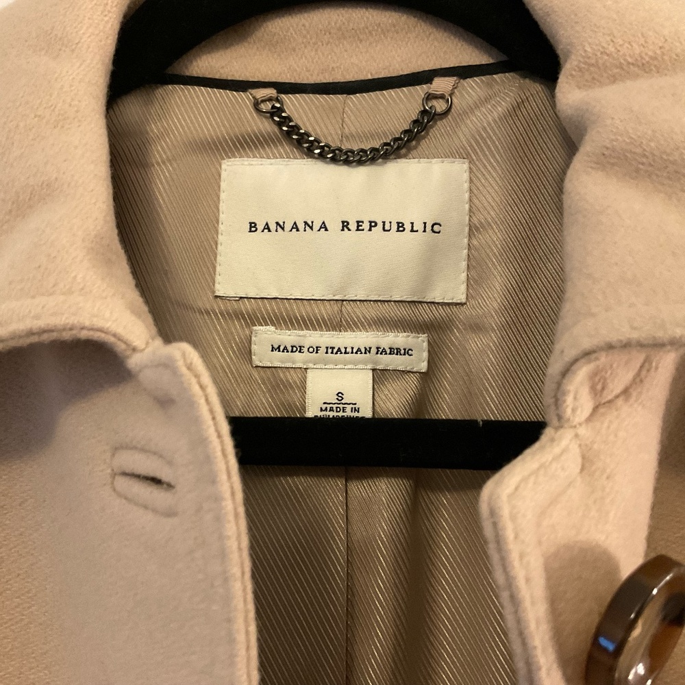 Banana Republic Light Beige Coat Size US Small